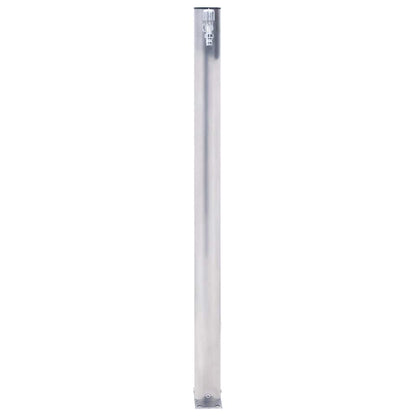 Colonna d'Acqua da Giardino 80 cm Acciaio Inox Rotonda