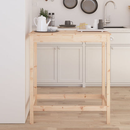 Tavolo da Bar 100x50x110 cm in Legno Massello di Pino - homemem39