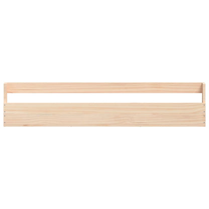 Scarpiere a Parete 2 pz 110x9x23 cm Legno Massello di Pino - homemem39