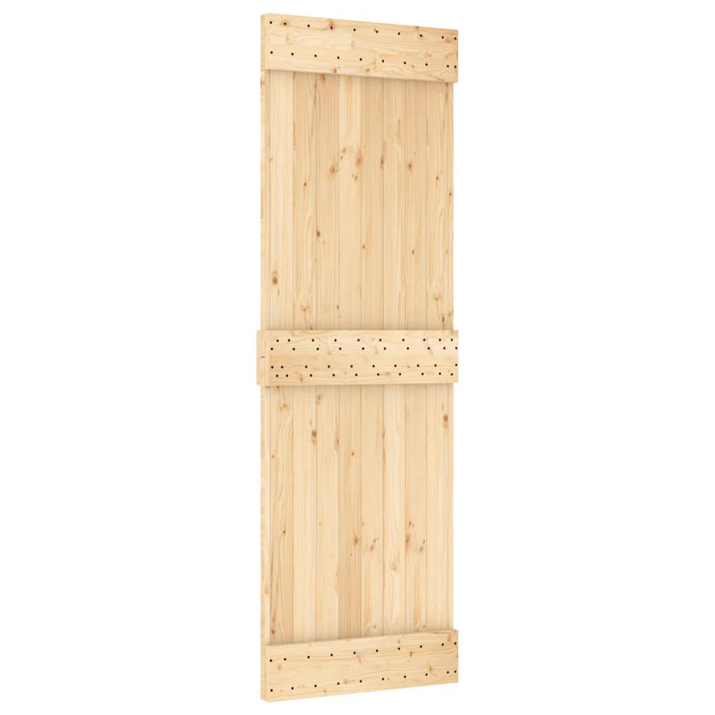 Porta NARVIK 70x210 cm in Legno Massello di Pino - homemem39