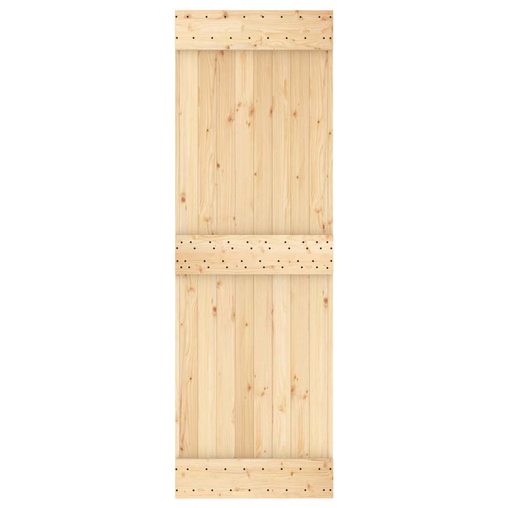 Porta NARVIK 70x210 cm in Legno Massello di Pino - homemem39