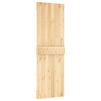 Porta NARVIK 70x210 cm in Legno Massello di Pino - homemem39