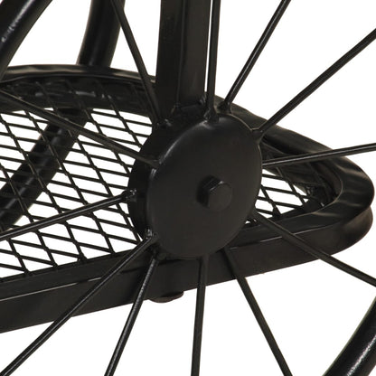 Tavolo Consolle 112x36x76 cm in Legno Massello di Mango e Ferro