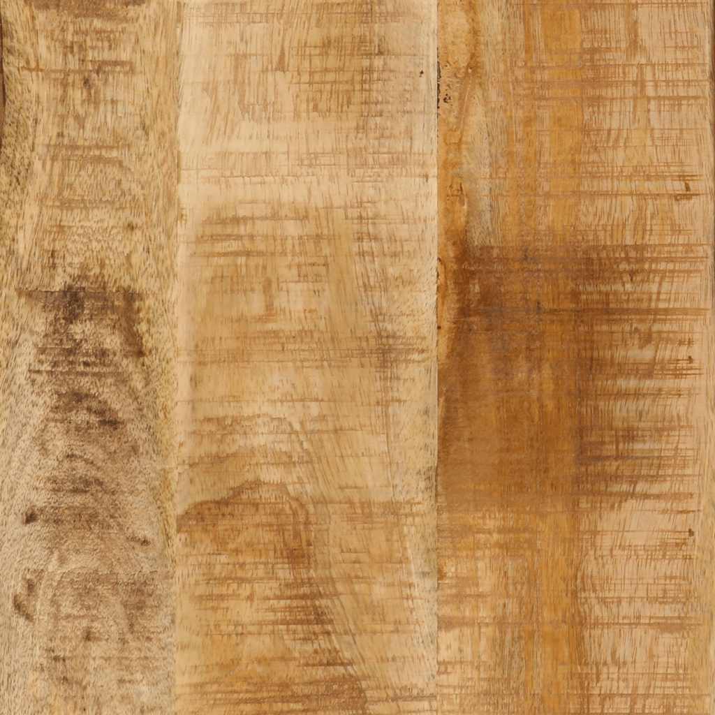 Scrivania 165x110x77 cm Legno Massello Mango Ferro | homemem39