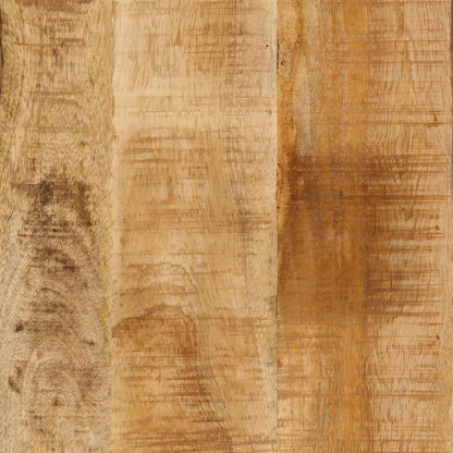 Scrivania 165x110x77 cm Legno Massello Mango Ferro | homemem39