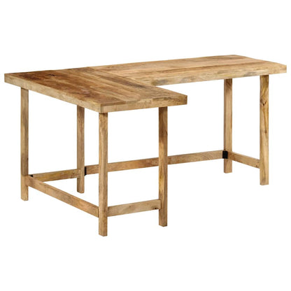 Scrivania 165x110x75 cm in Legno Massello di Mango | homemem39