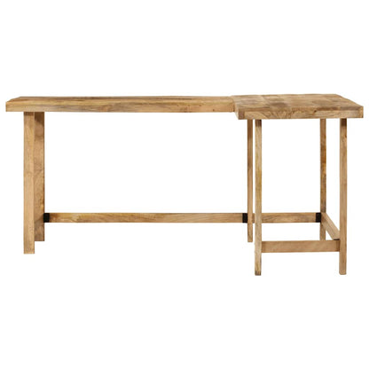 Scrivania 165x110x75 cm in Legno Massello di Mango | homemem39