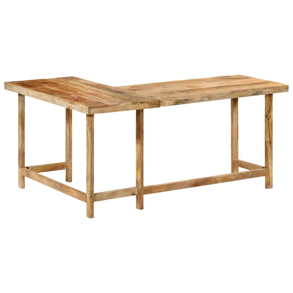 Scrivania 165x110x75 cm in Legno Massello di Mango | homemem39