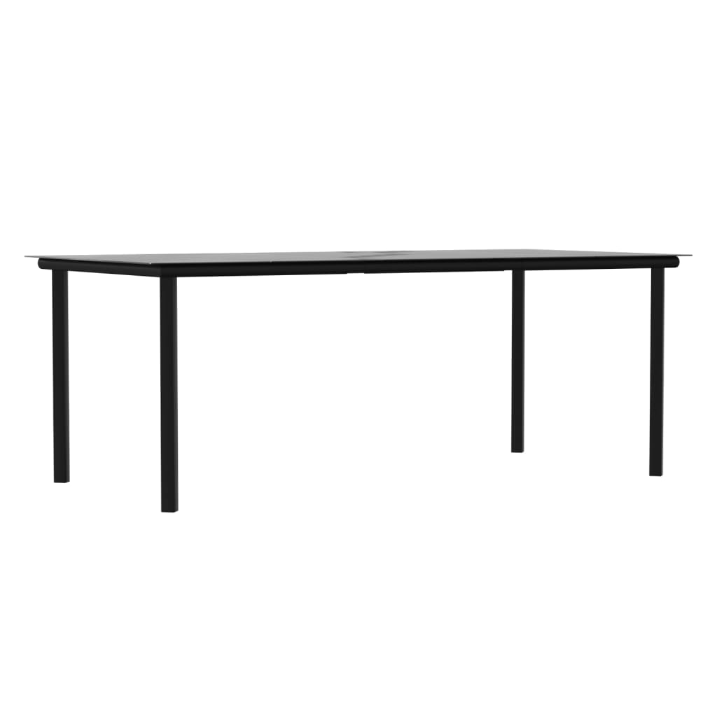 Set Pranzo da Giardino 9 pz con Cuscini in Polyrattan e Acciaio | homemem39