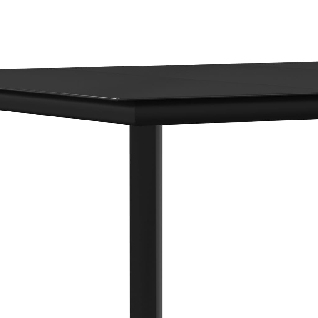 Set Pranzo da Giardino 7 pz con Cuscini in Polyrattan e Acciaio | homemem39