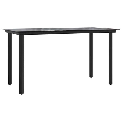 Set da Pranzo da Giardino 9 pz in Polyrattan e Acciaio | homemem39
