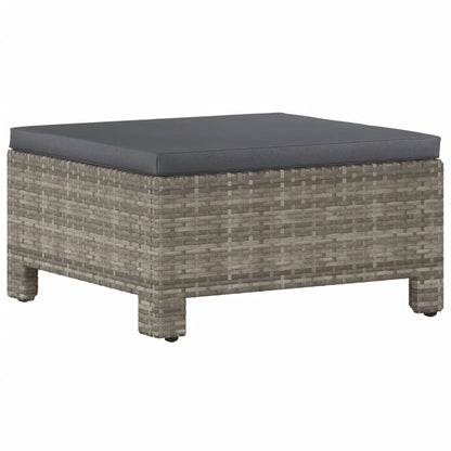 Set Divani da Giardino 9 pz con Cuscini in Polyrattan Grigio - homemem39