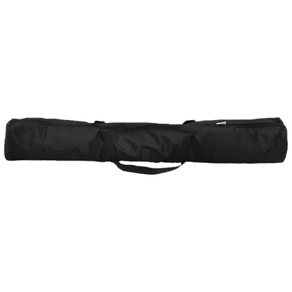 Supporti per Fondali 2 pz Neri 254x243 cm in Acciaio