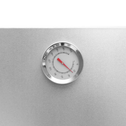 Forno Affumicatore BBQ con Tavolino in Acciaio Zincato | homemem39