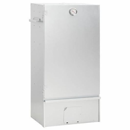 Forno Affumicatore BBQ con Tavolino in Acciaio Zincato | homemem39