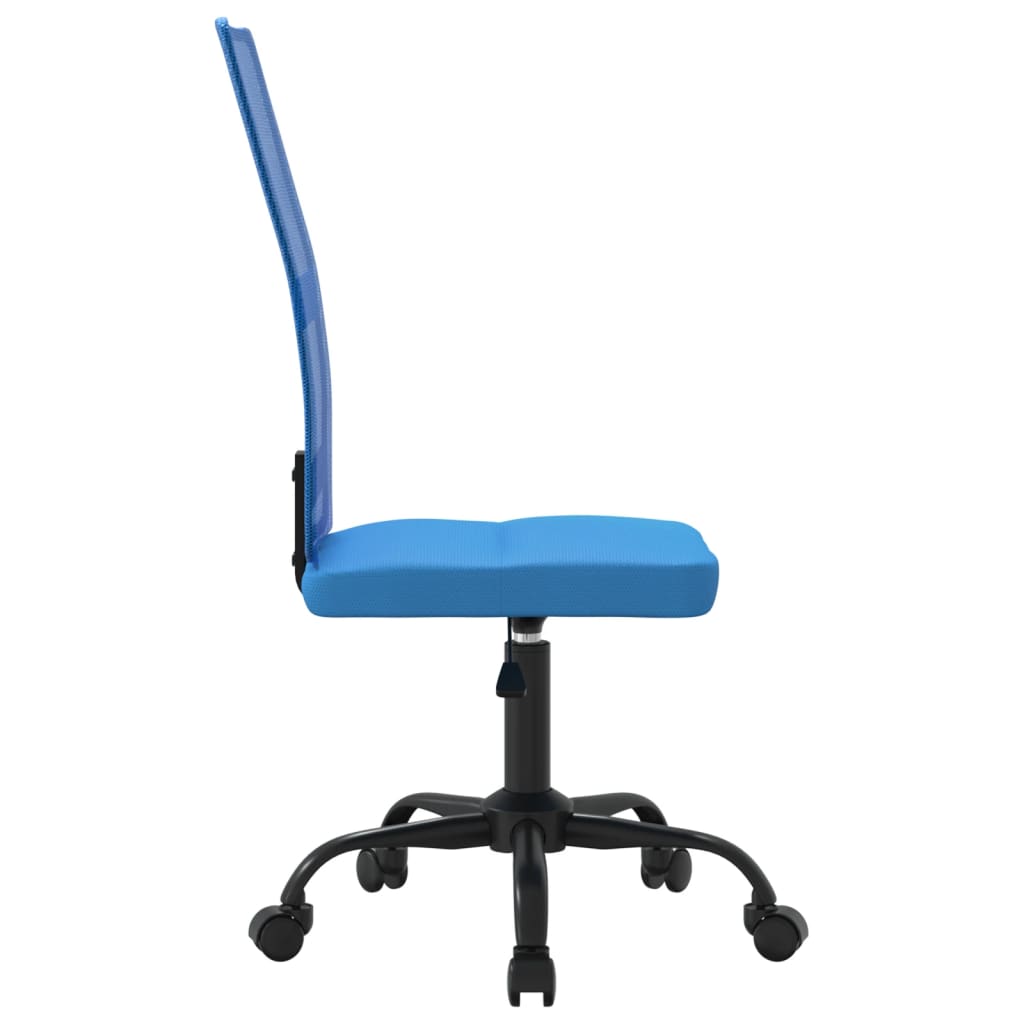 Sedia da Ufficio Altezza Regolabile Blu in Tessuto a Rete | homemem39