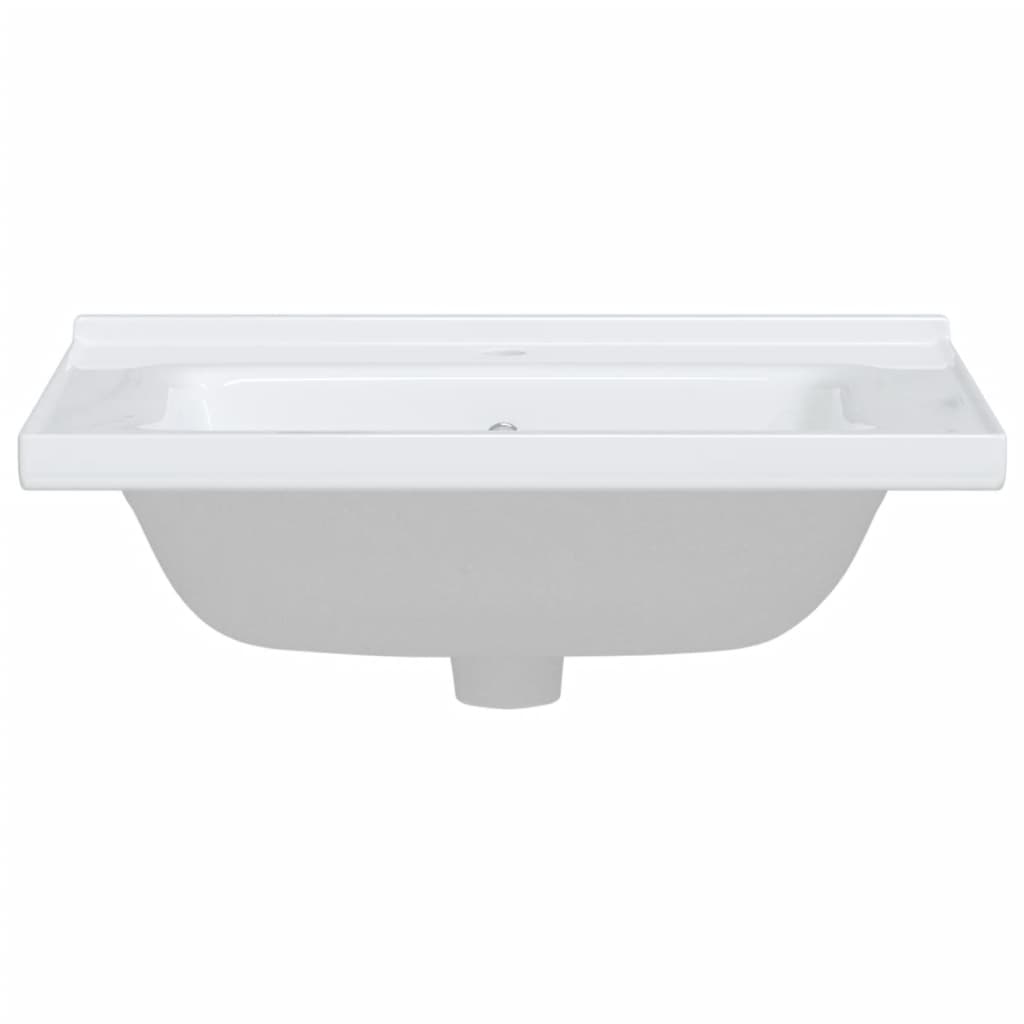 Lavandino da Bagno Bianco 61x48x19,5cm Rettangolare in Ceramica - homemem39
