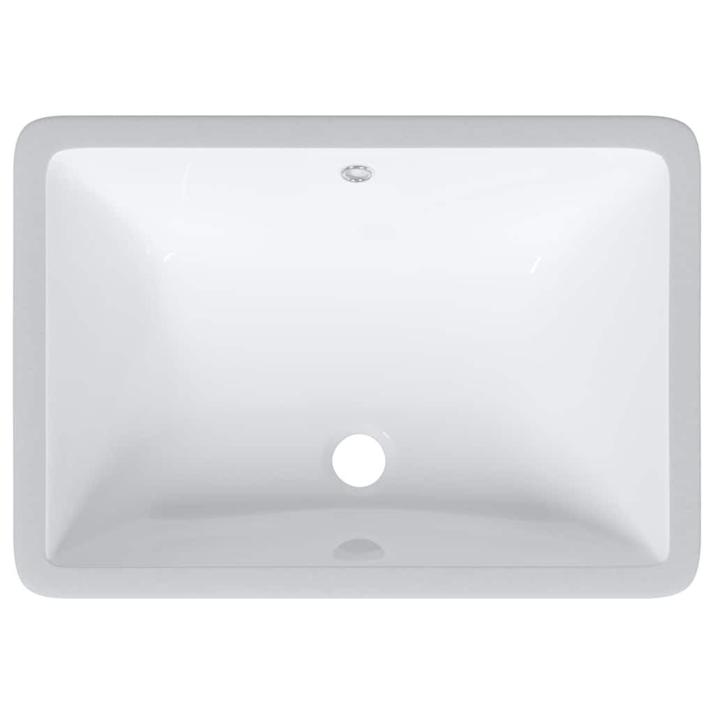 Lavandino da Bagno Bianco 52x38,5x19,5 cm Rettangolare Ceramica