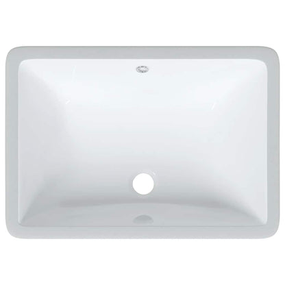 Lavandino da Bagno Bianco 55,5x37,5x19 cm Rettangolare Ceramica