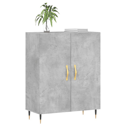 Credenza Grigio Cemento 69,5x34x90 cm in Legno Multistrato - homemem39