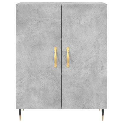 Credenza Grigio Cemento 69,5x34x90 cm in Legno Multistrato - homemem39