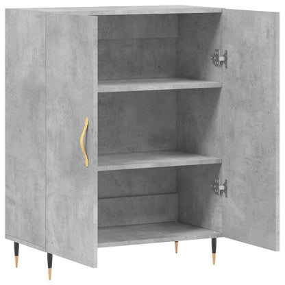 Credenza Grigio Cemento 69,5x34x90 cm in Legno Multistrato - homemem39