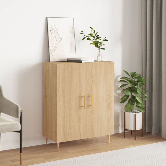 Credenza Rovere Sonoma 69,5x34x90 cm in Legno Multistrato | homemem39
