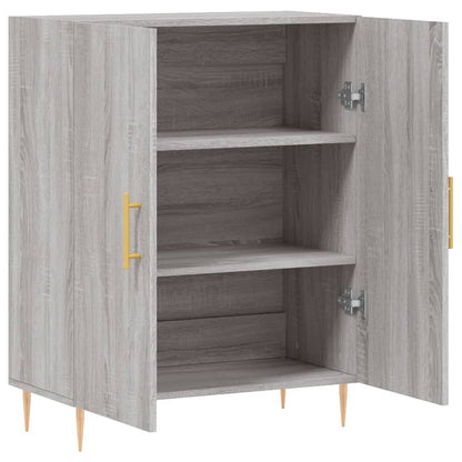 Credenza Grigio Sonoma 69,5x34x90 cm in Legno Multistrato - homemem39