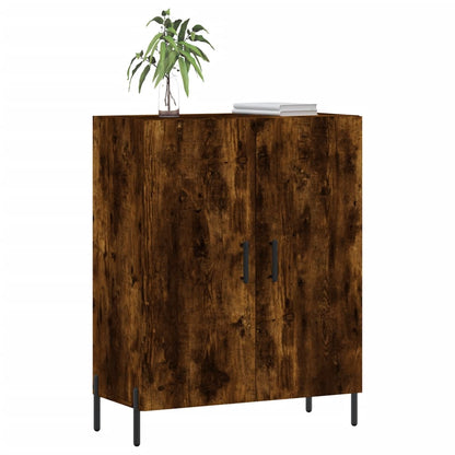 Credenza Rovere Fumo 69,5x34x90 cm in Legno Multistrato | homemem39