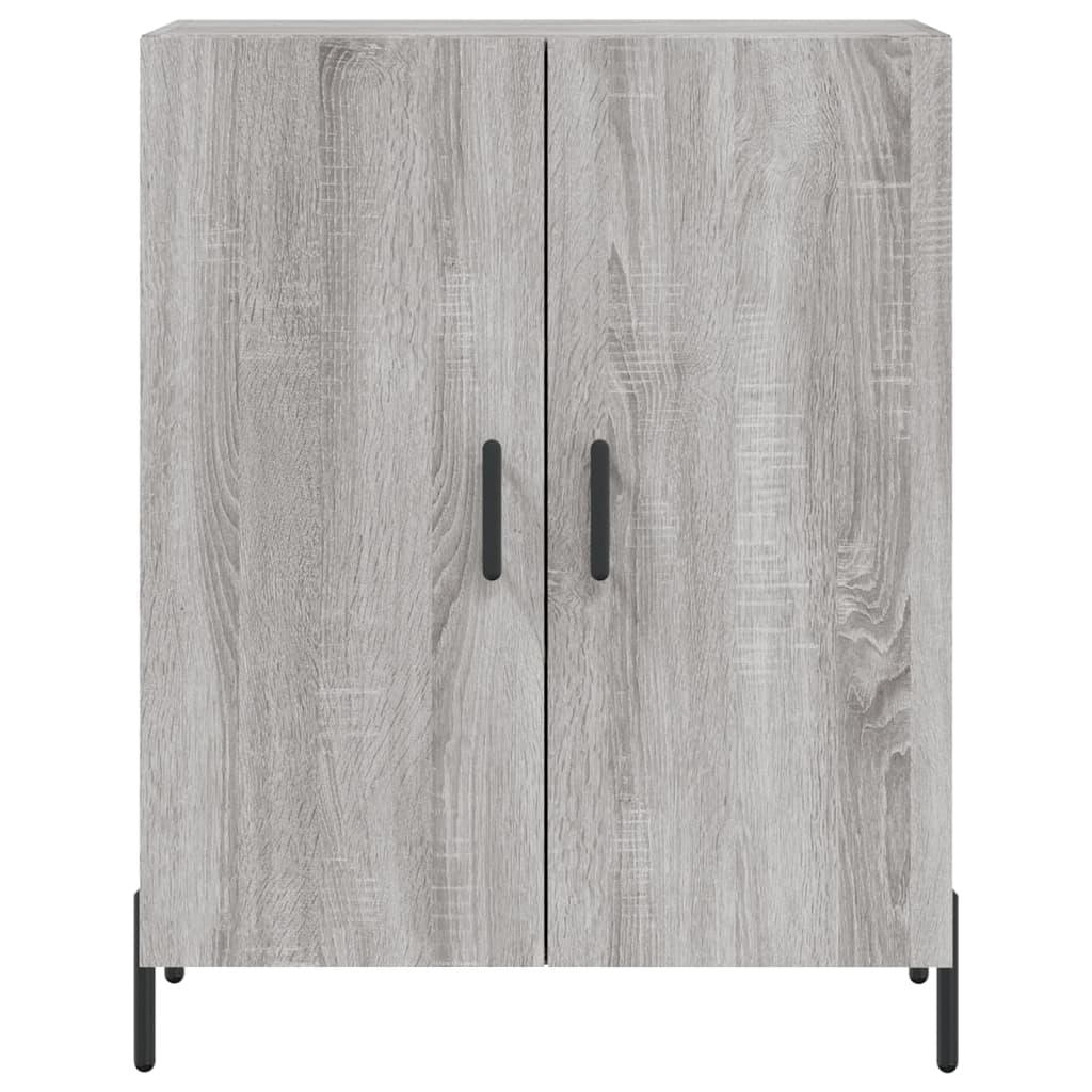 Credenza Grigio Sonoma 69,5x34x90 cm in Legno Multistrato