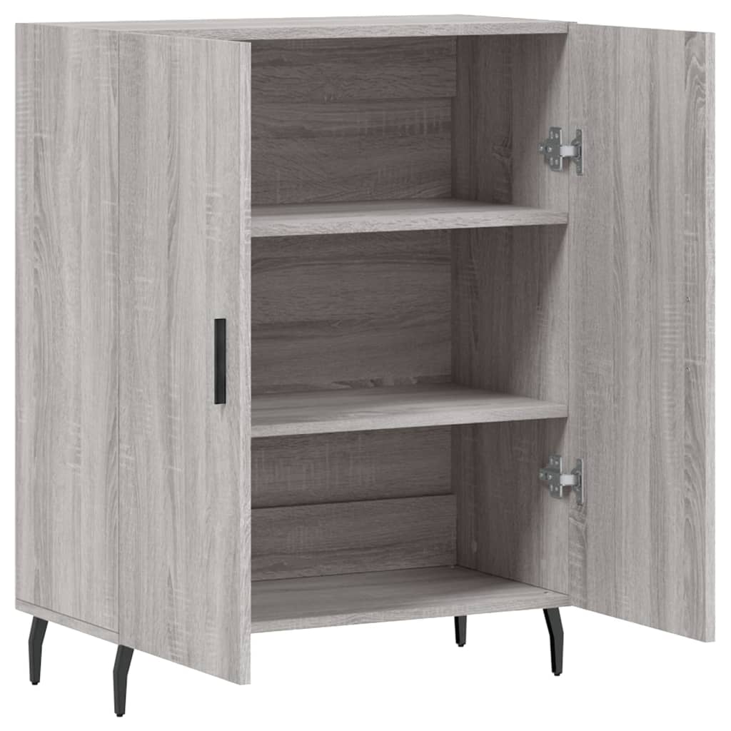 Credenza Grigio Sonoma 69,5x34x90 cm in Legno Multistrato | homemem39