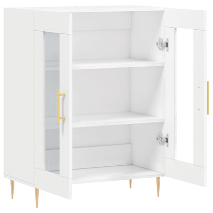 Credenza Bianca 69,5x34x90 cm in Legno Multistrato