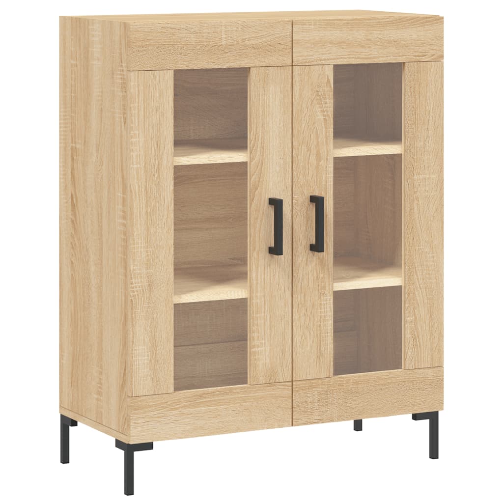 Credenza Rovere Sonoma 69,5x34x90 cm in Legno Multistrato