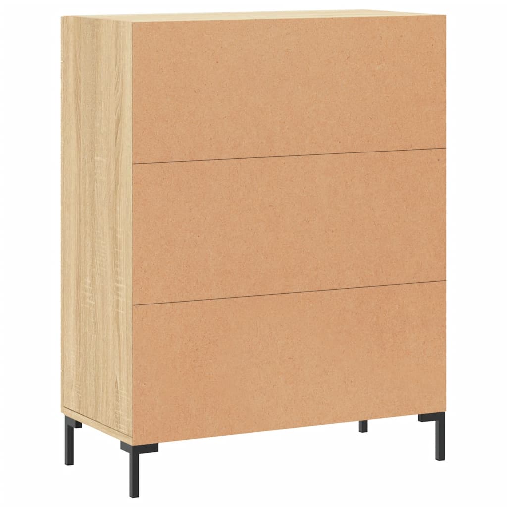 Credenza Rovere Sonoma 69,5x34x90 cm in Legno Multistrato