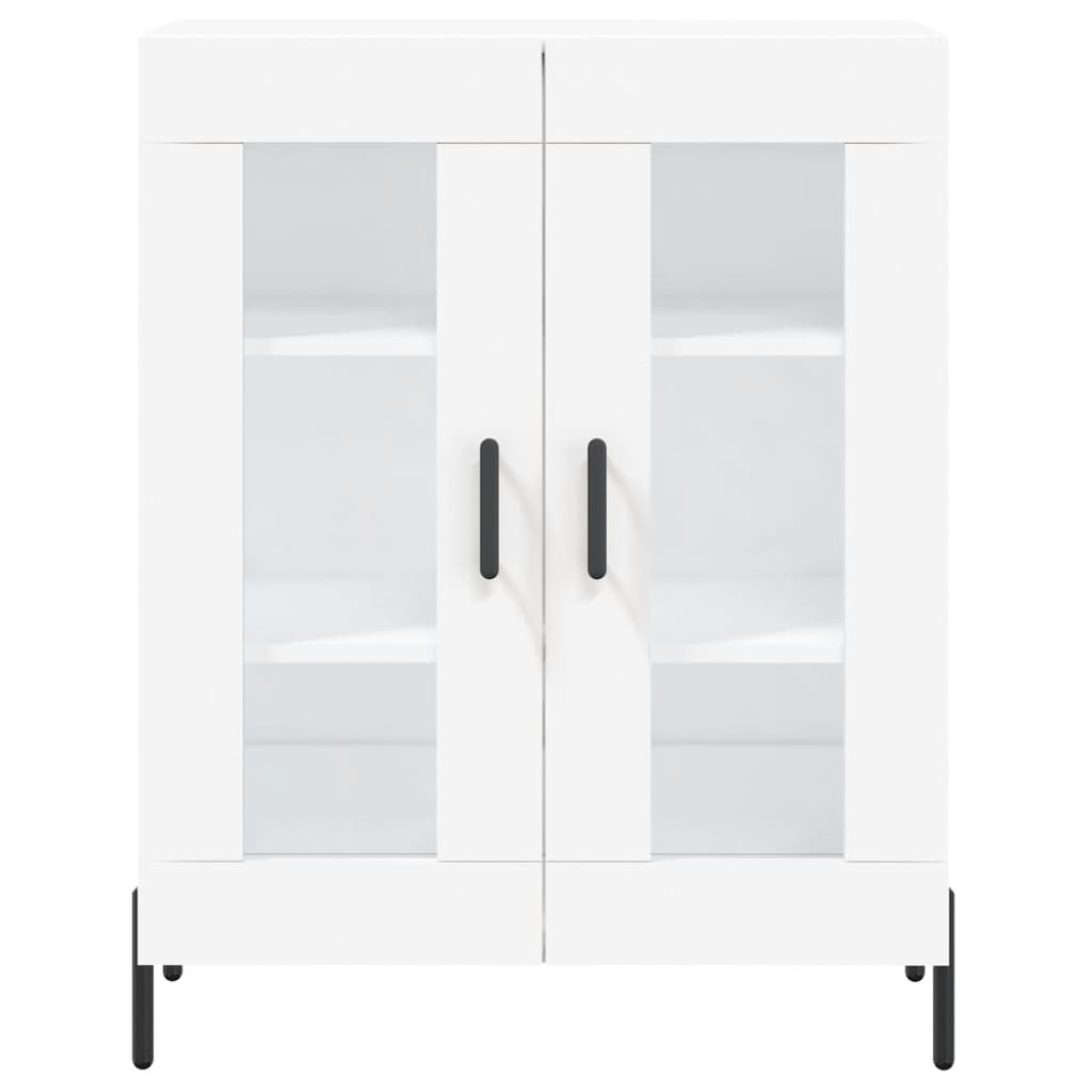 Credenza Bianca 69,5x34x90 cm in Legno Multistrato
