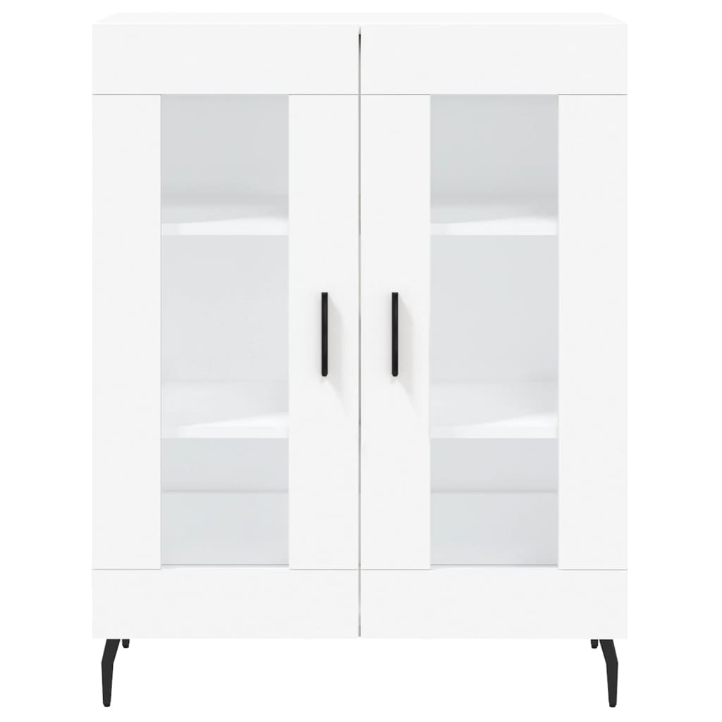 Credenza Bianca 69,5x34x90 cm in Legno Multistrato