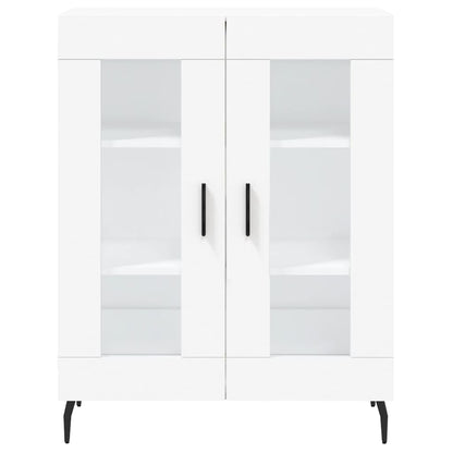 Credenza Bianca 69,5x34x90 cm in Legno Multistrato
