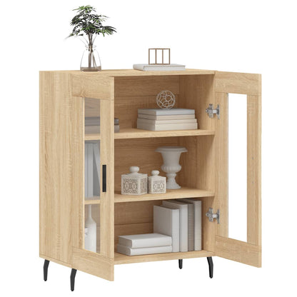 Credenza Rovere Sonoma 69,5x34x90 cm in Legno Multistrato