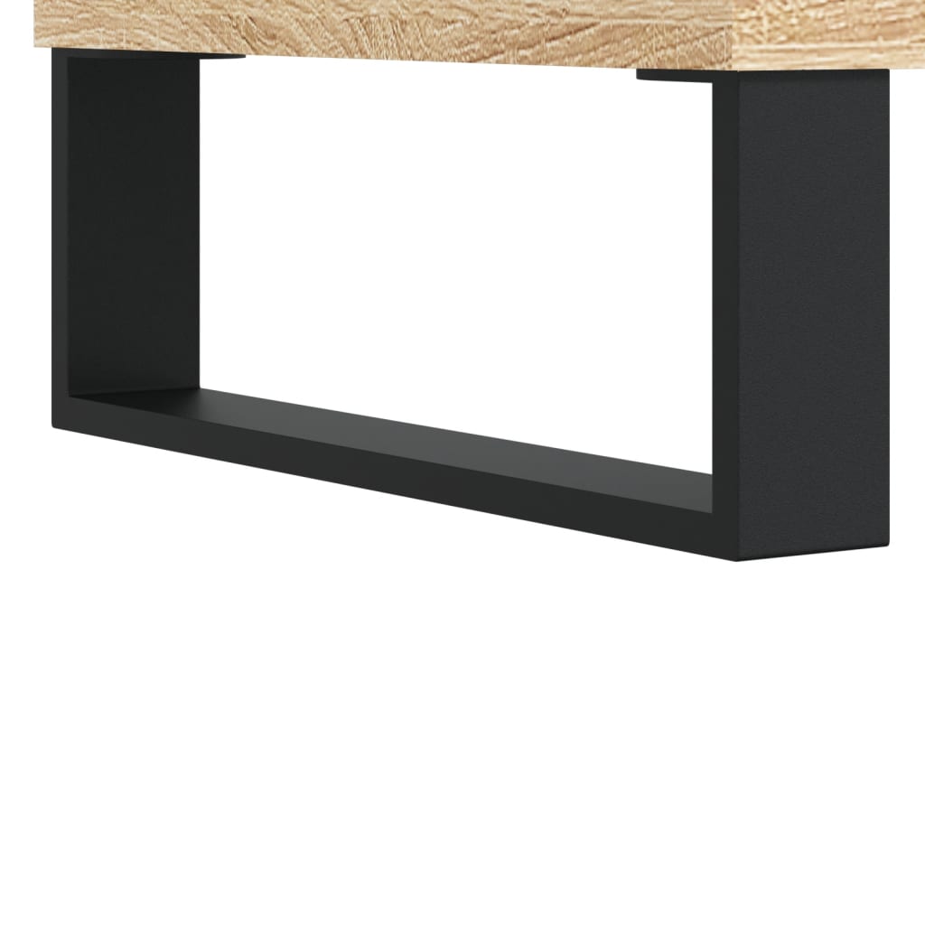 Credenza Rovere Sonoma 69,5x34x90 cm in Legno Multistrato