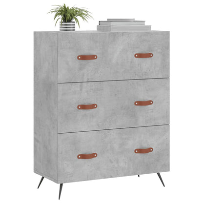 Credenza Grigio Cemento 69,5x34x90 cm in Legno Multistrato - homemem39