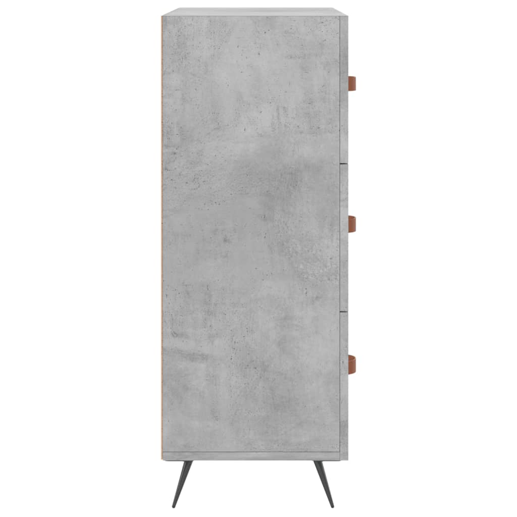 Credenza Grigio Cemento 69,5x34x90 cm in Legno Multistrato - homemem39
