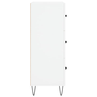 Credenza Bianca 69,5x34x90 cm in Legno Multistrato - homemem39