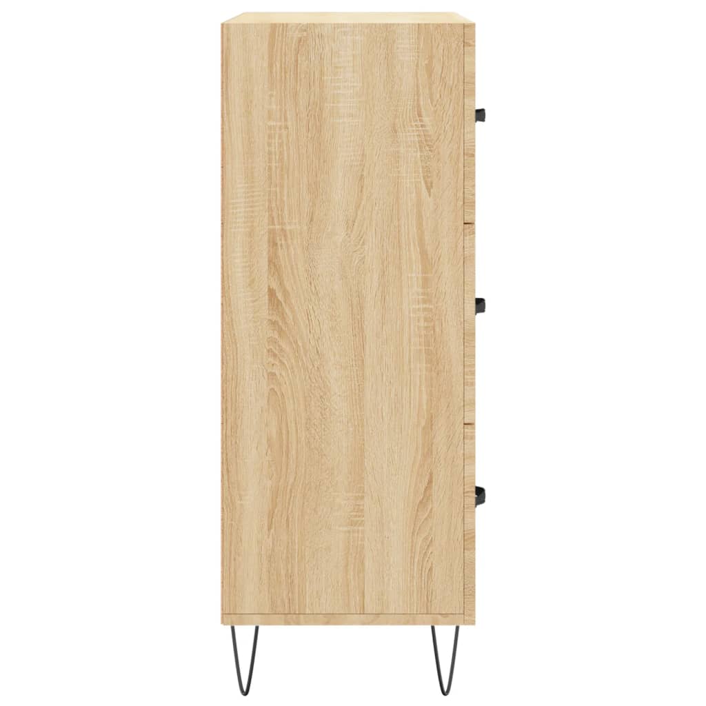 Credenza Rovere Sonoma 69,5x34x90 cm in Legno Multistrato