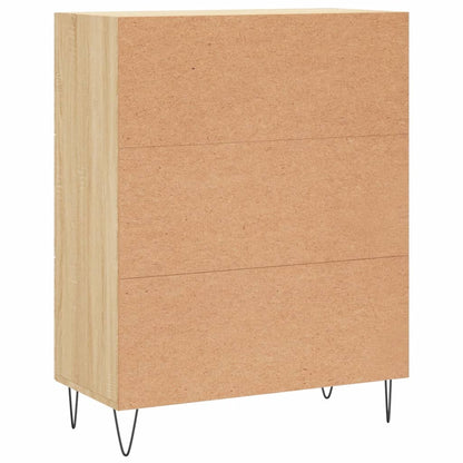 Credenza Rovere Sonoma 69,5x34x90 cm in Legno Multistrato