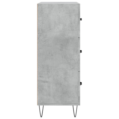 Credenza Grigio Cemento 69,5x34x90 cm in Legno Multistrato - homemem39