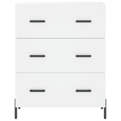 Credenza Bianca 69,5x34x90 cm in Legno Multistrato