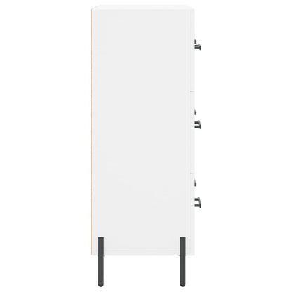 Credenza Bianca 69,5x34x90 cm in Legno Multistrato