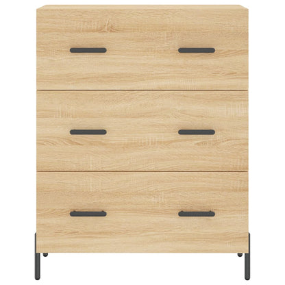 Sonoma Oak Sideboard 69.5x34x90 cm in Multilayer Wood