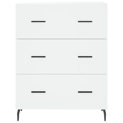 Credenza Bianca 69,5x34x90 cm in Legno Multistrato - homemem39