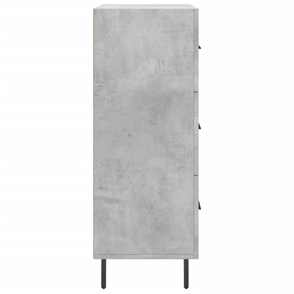 Credenza Grigio Cemento 69,5x34x90 cm in Legno Multistrato | homemem39